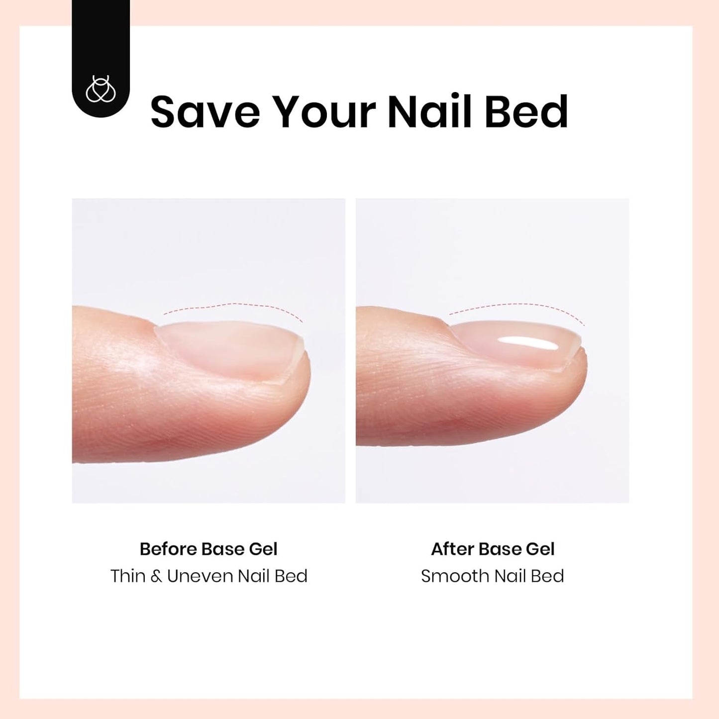 Beetles Peel off Base Coat for Gel Nail Polish – 15Ml No Lamp Air Dry Base for Nail Practice, Beginner Friendly, Easy Removal Gentle Formula for Press on Nails and DIY Nail Art